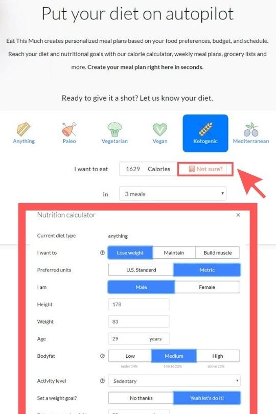 macro calculator keto