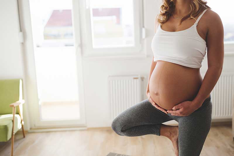 Pregnant Yoga Poses