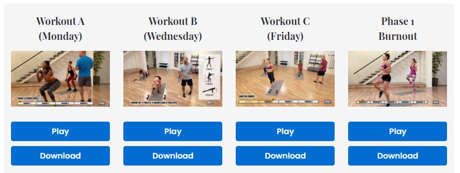 Metabolic Renewal Exercise Plan - Phase 1 Harmonize 