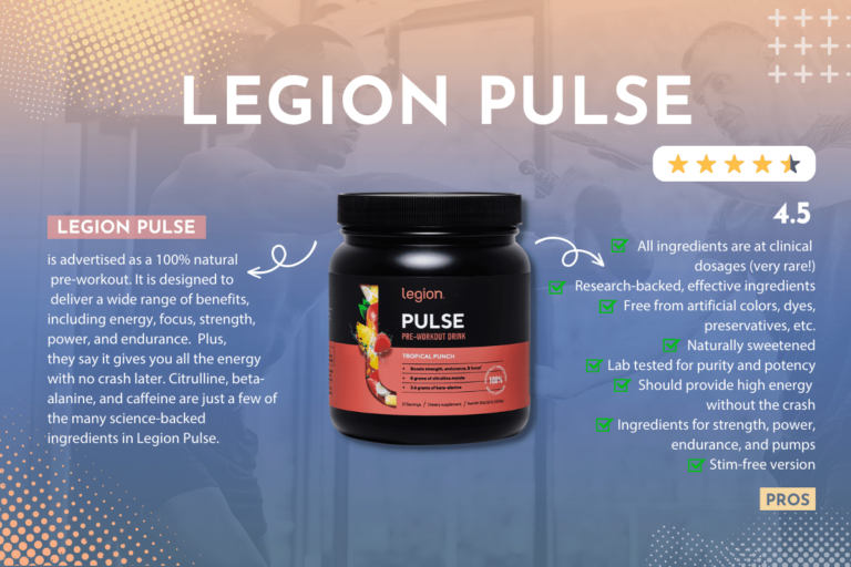 Legion Pulse Pre Workout Review