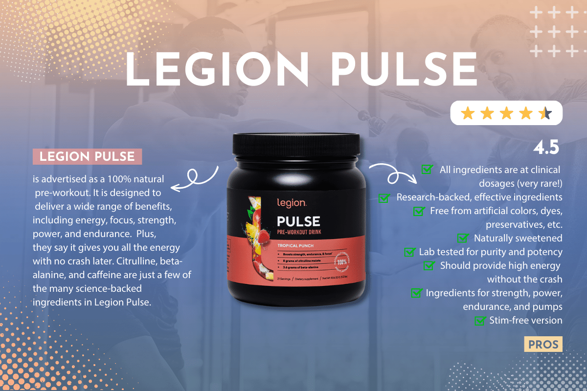 Legion Pulse Pre Workout Review