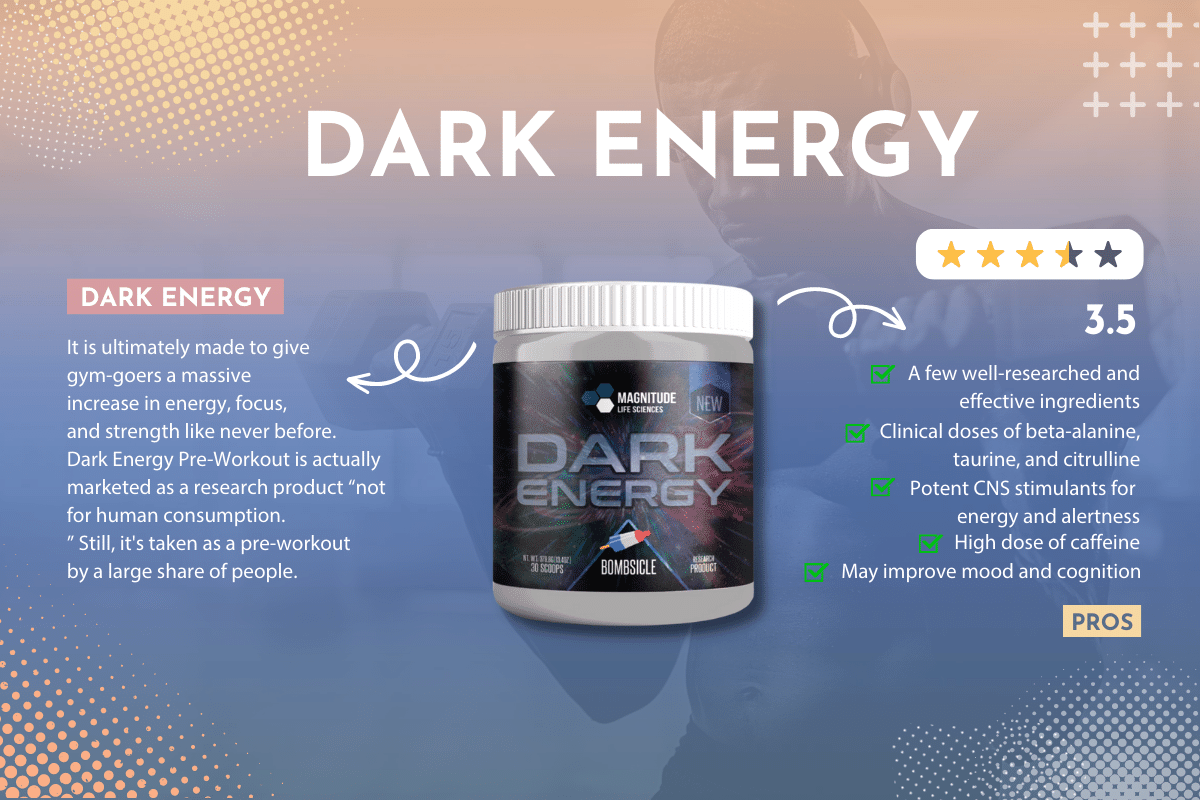 Dark Energy Pre Workout Review