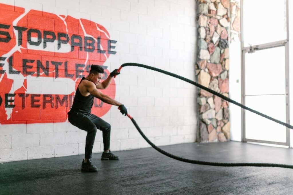 battle rope workout routine