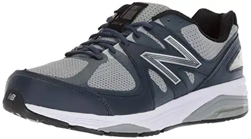 New Balance Men's Made 1540 V2 Running Shoe, Grey/Navy, 7.5 6E US