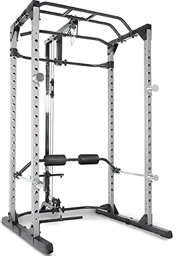 Fitness Reality 810XLT Super Max Power Cage | Optional Lat Pull-down Attachment and Adjustable Leg Hold-down | Lat Pull-down Attachment Only