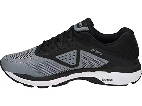 ASICS Men's GT-2000 6 Running Shoes, 12, Stone Grey/Black/White