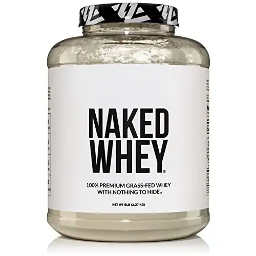 Naked WHEY 5LB 100% Grass Fed Whey Protein Powder
