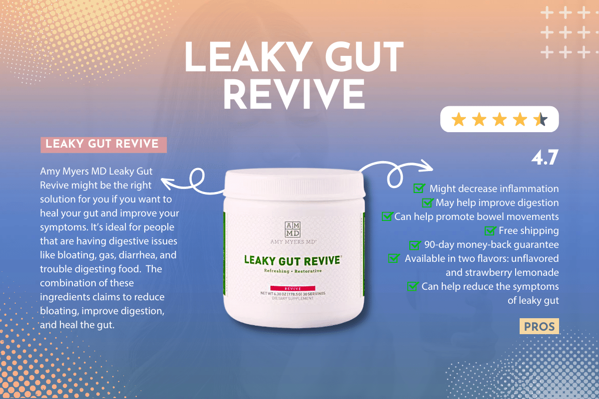 Leaky Gut Revive Review Is Amy Myers MD Supplement The Best For Gut 