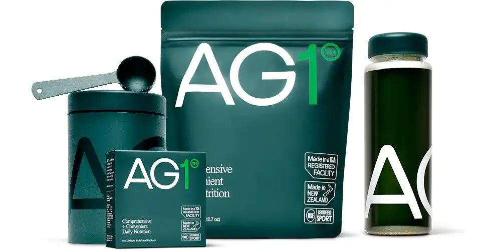 Athletic Greens + 5 Free Travel Packs