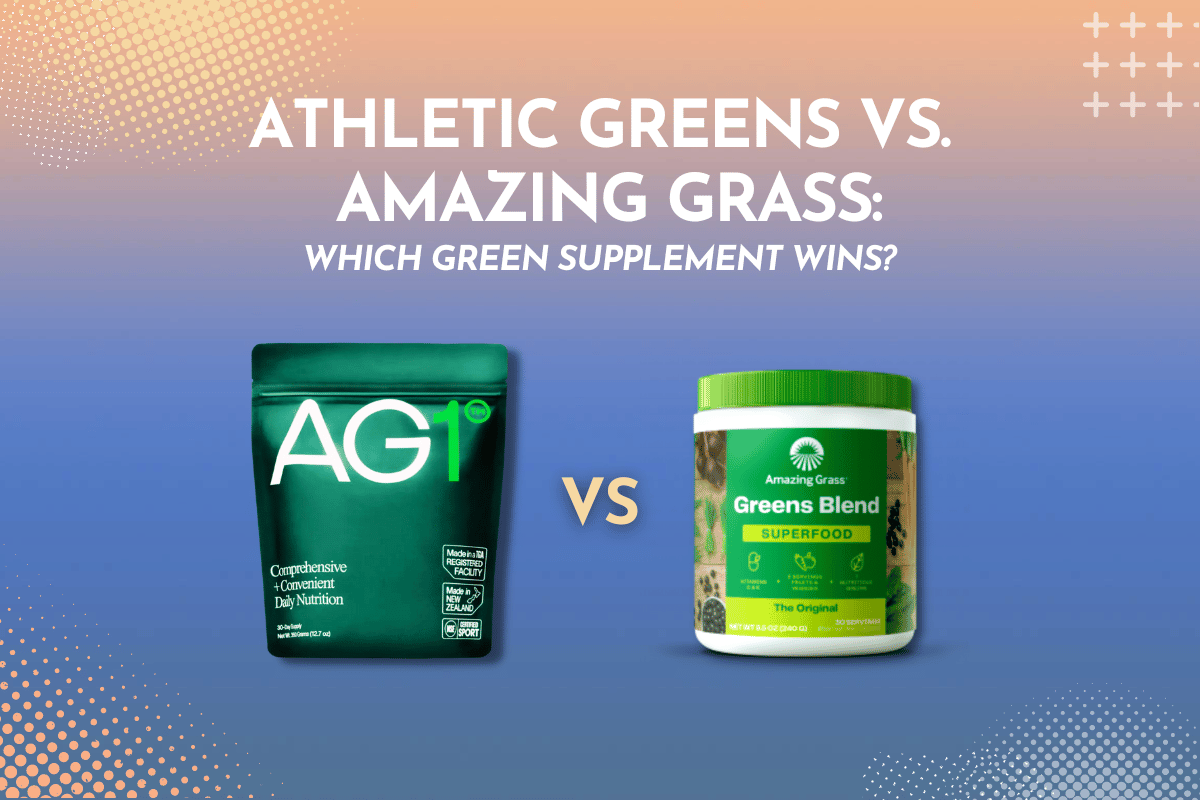 Athletic Greens vs. Amazing Grass Graphic